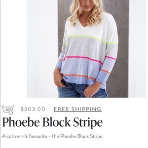 BRAND NEW Brodie Cashmere V Neck Sweater